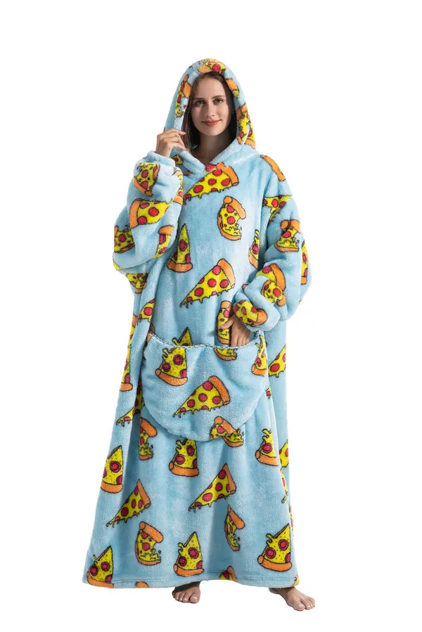 Fleece Extra Long Wearable Blankets for Women