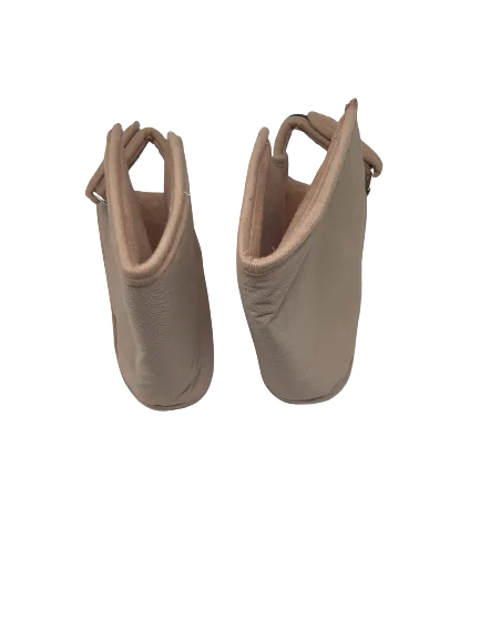 Fleece Open Slippers - Coral Fleece