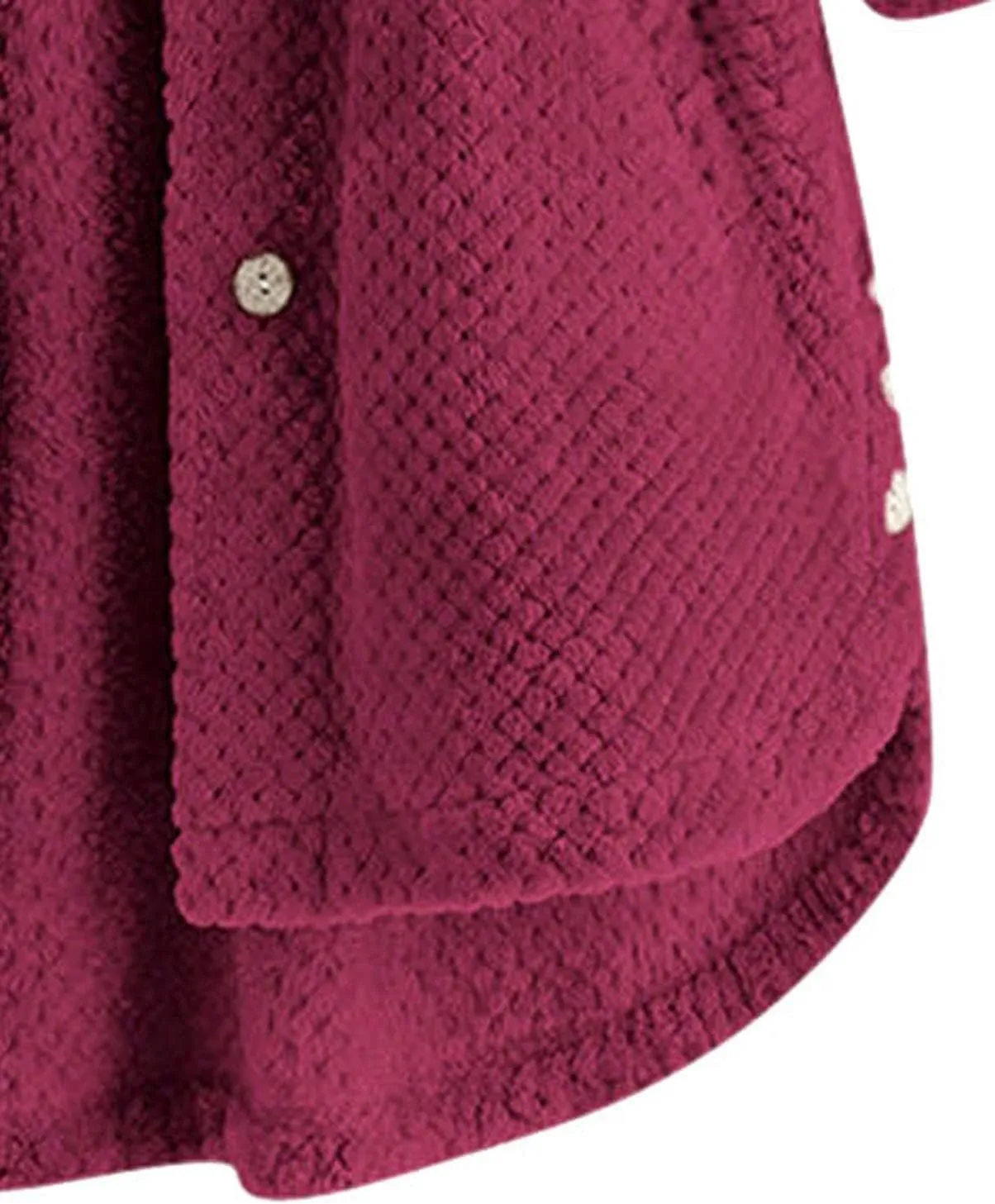 Fleece Zip Up Women Warm Winter Plus Size Cute Button Down Hooded Tops Teddy Coat Outerwear With Pockets Fall Jacket
