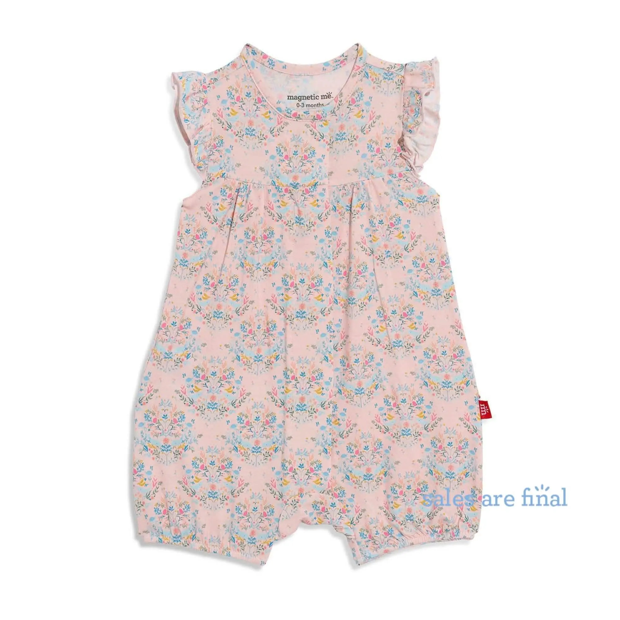 fleur de sea modal magnetic romper - re-loved