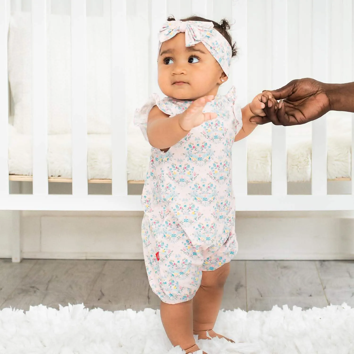 fleur de sea modal magnetic romper - re-loved