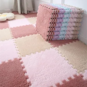 Flooring 10pcs Square Panel Floor Mat (Colour Choice)