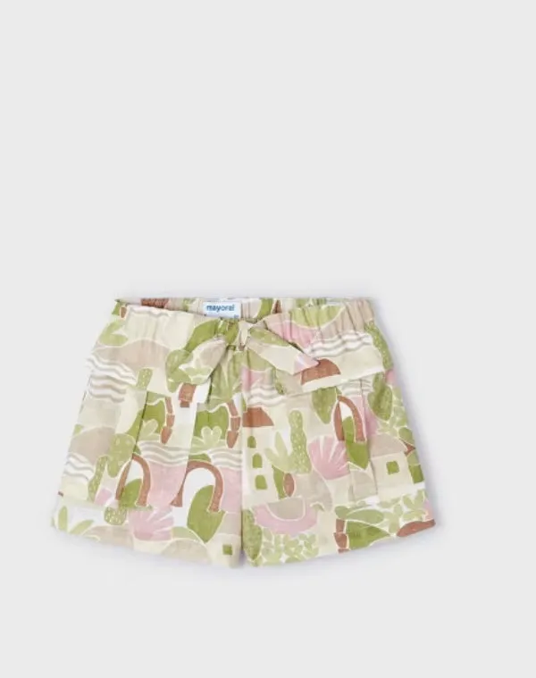 Floral Printed Short Set/Mayoral