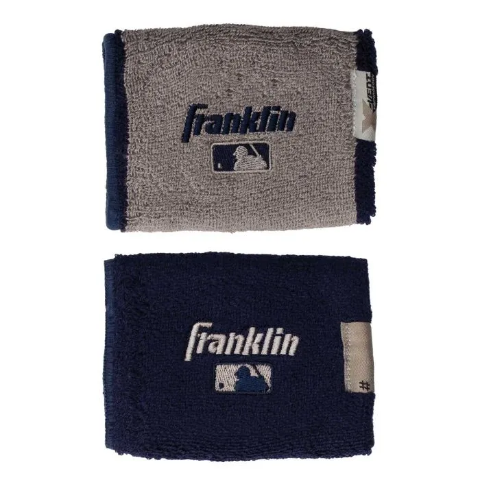 Franklin MLB® 4" X-Vent Reversible Wristbands || Pair