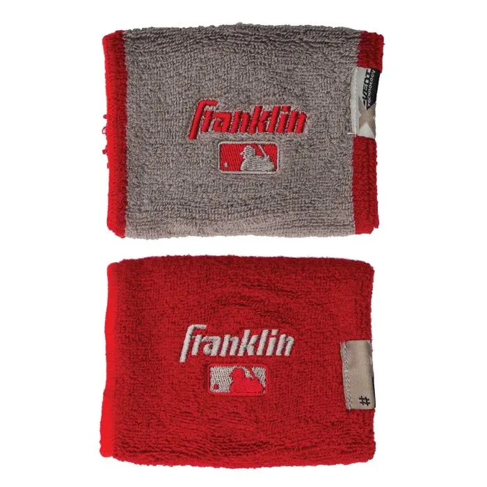 Franklin MLB® 4" X-Vent Reversible Wristbands || Pair