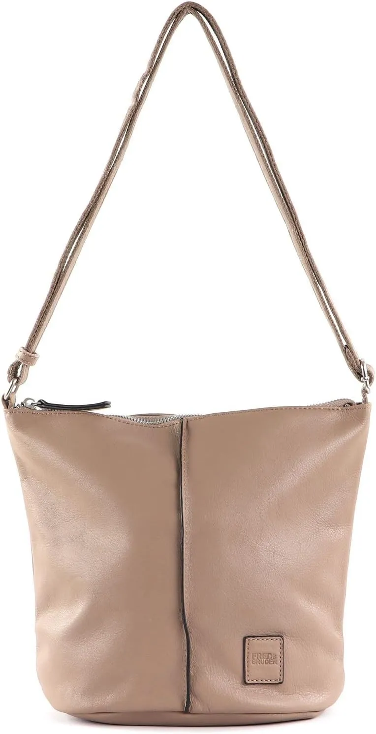 FREDsBRUDER FB Collection Bucket Shoulder Bag 30 cm Soft Taupe, Soft Taupe