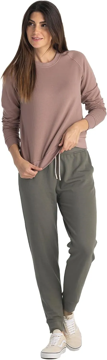 Free Fly Womens Lightweight Fleece Jogger - Ultra Soft, Fleece-Lined Jogger Pants