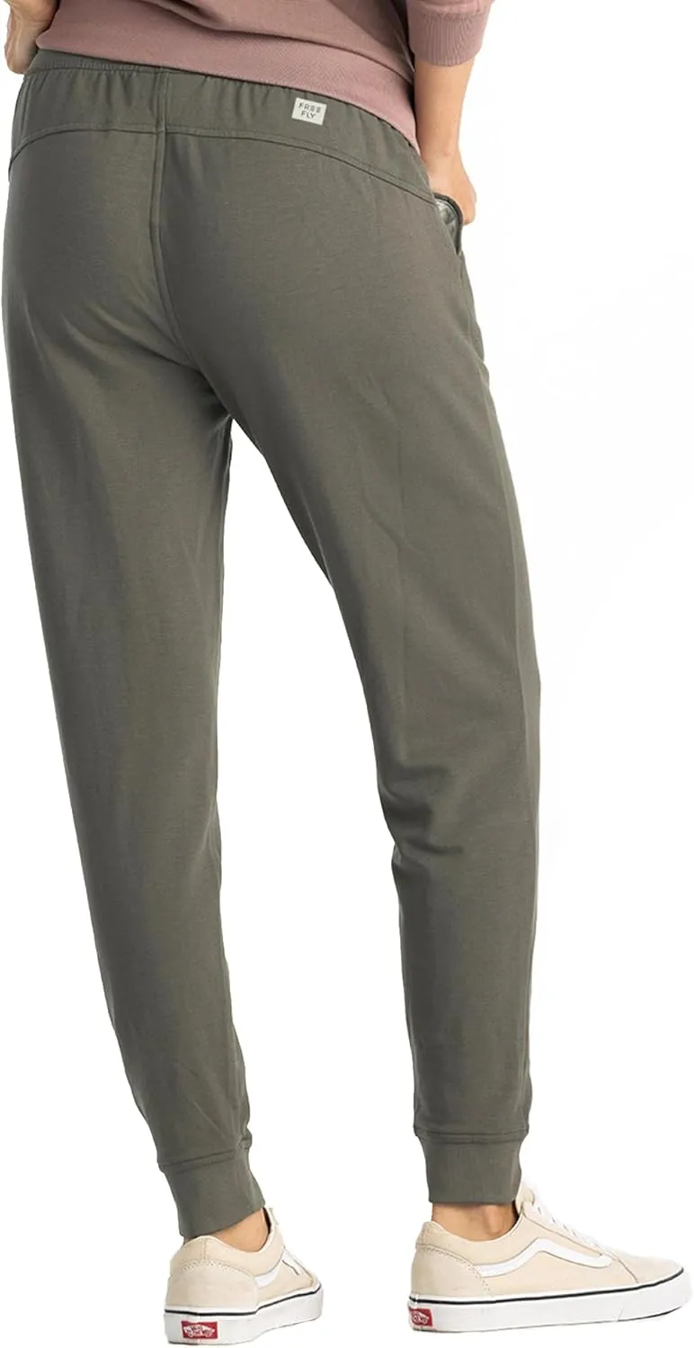 Free Fly Womens Lightweight Fleece Jogger - Ultra Soft, Fleece-Lined Jogger Pants