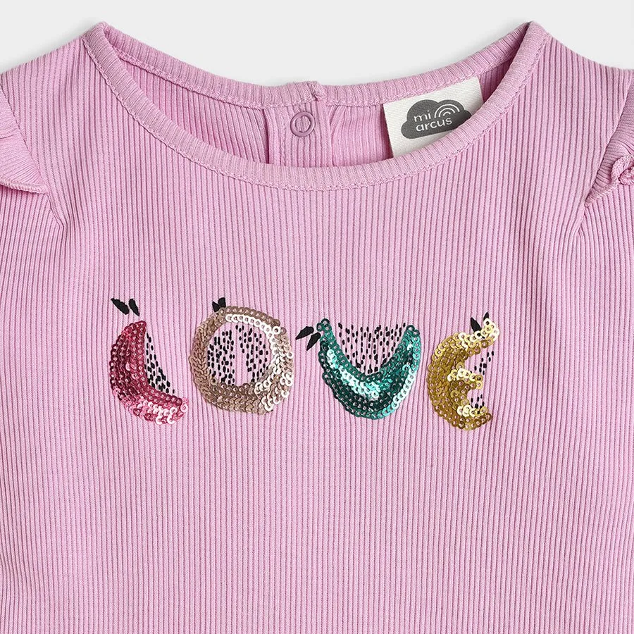 Fruits Love Lavender Top & Pajama Set