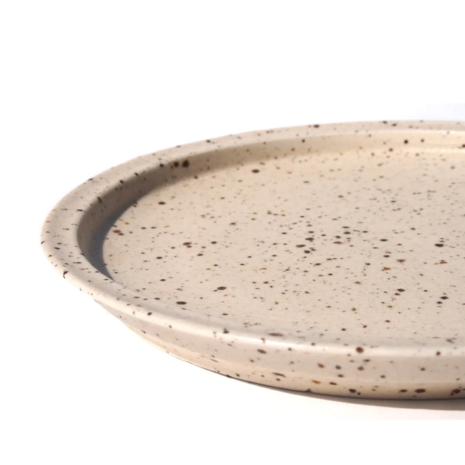 FUTOSHI Y. Lava Dots Rim Plate