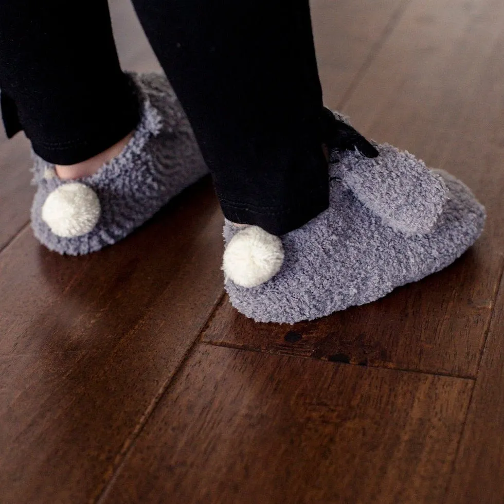 Fuzzy Bunny Toddler Socks