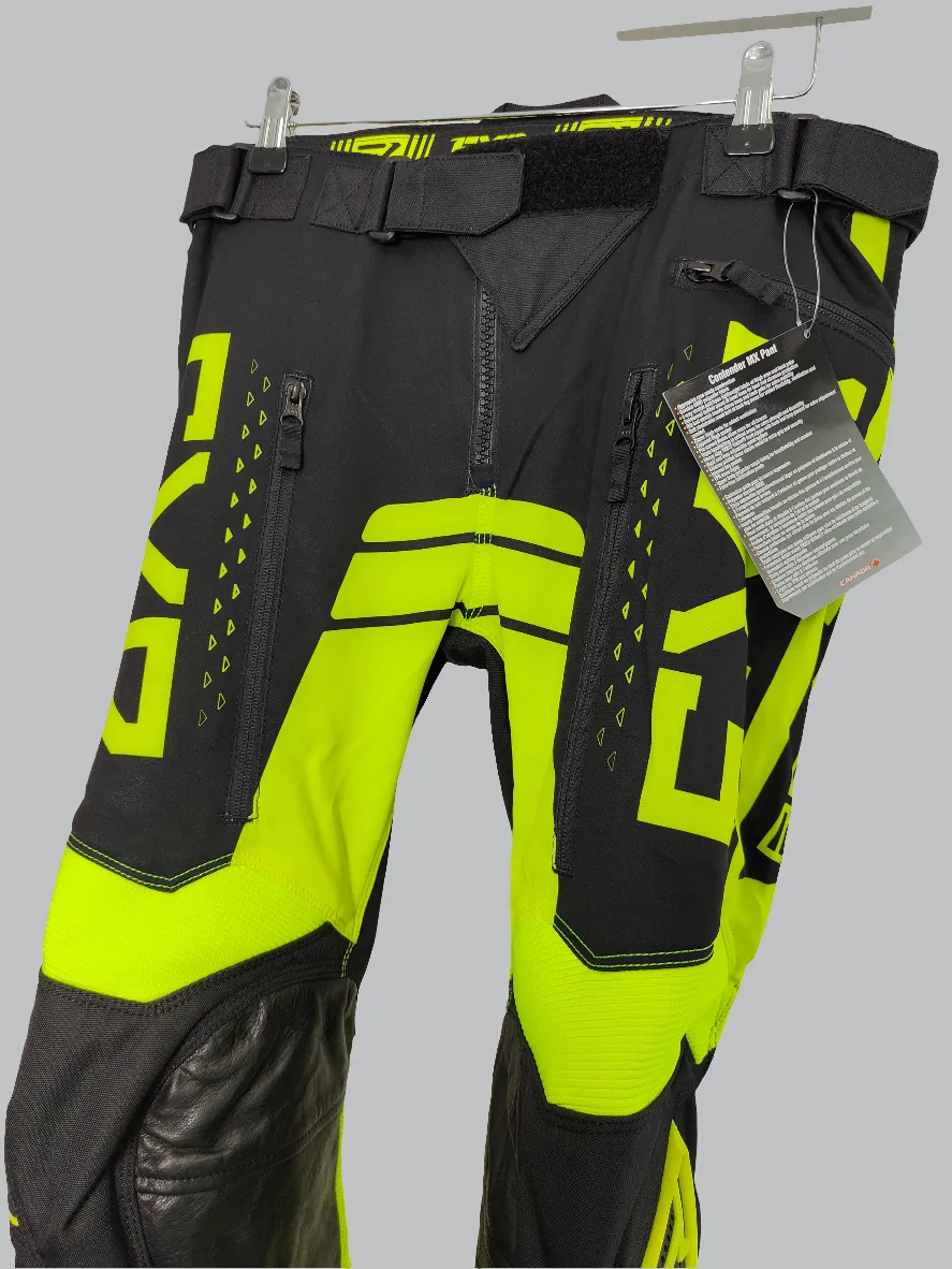 FXR Helium MX Trousers Ignition Black/HiVis 30