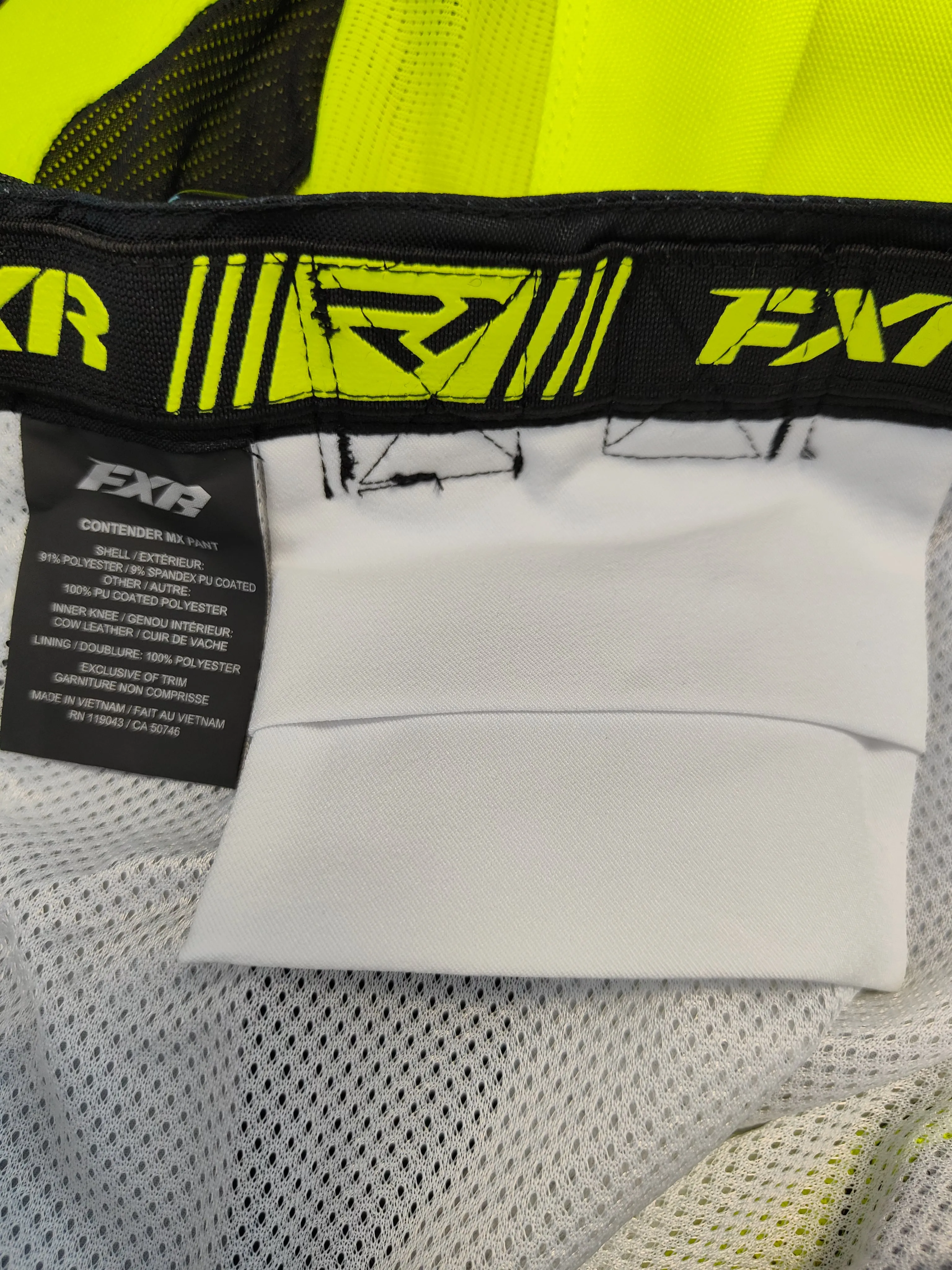 FXR Helium MX Trousers Ignition Black/HiVis 30