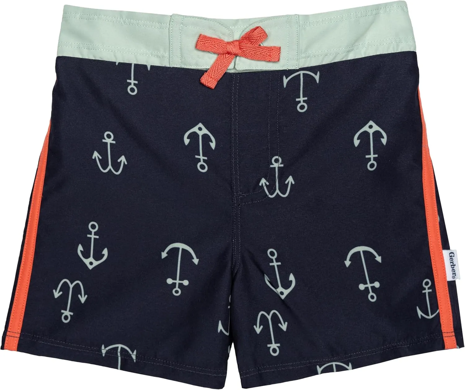 Gerber Baby Boys' Toddler Long Sleeved Rashguard Swim Bathing Suit Set