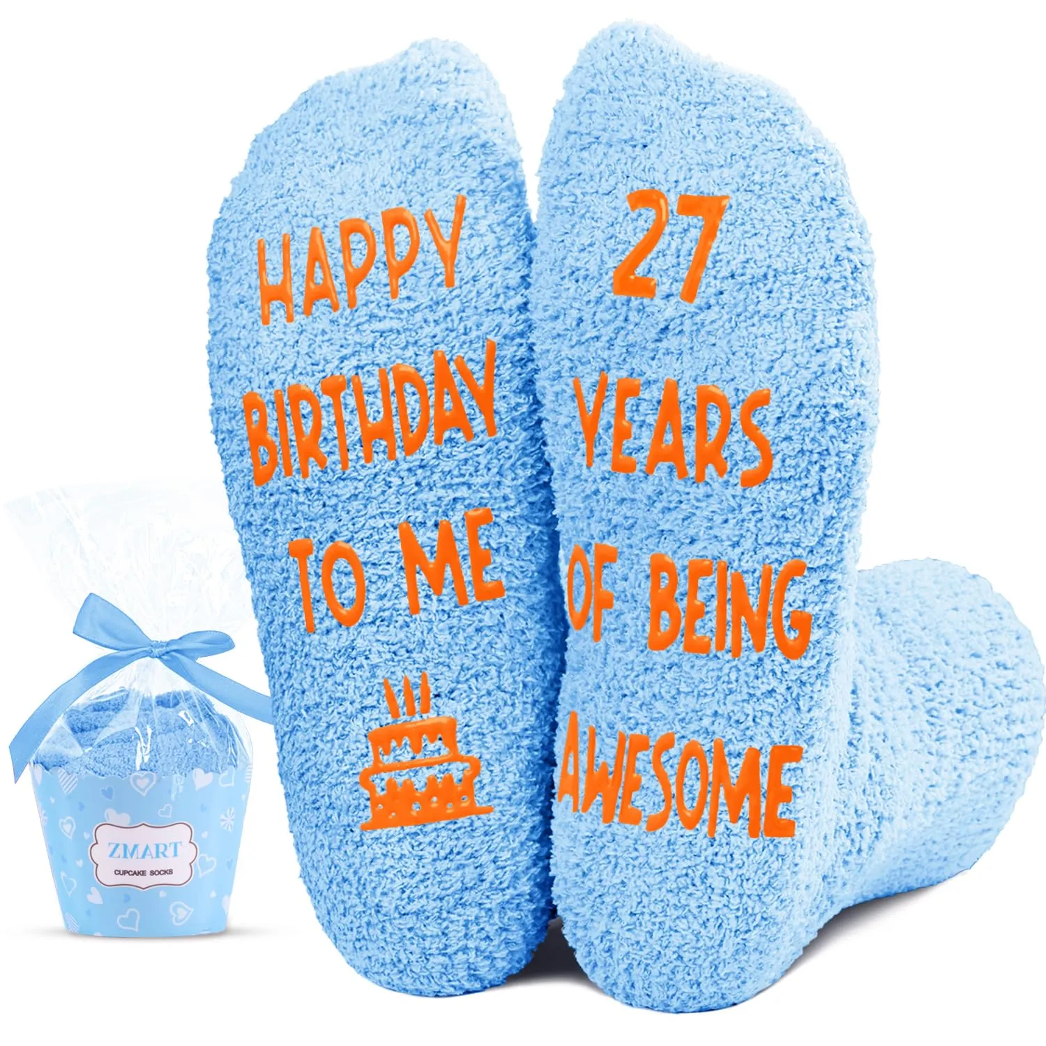 Gifts for 27 Year Old Woman Man Female Male, 27 Year Old Girl Boy Gifts, Birthday Socks for Her Him