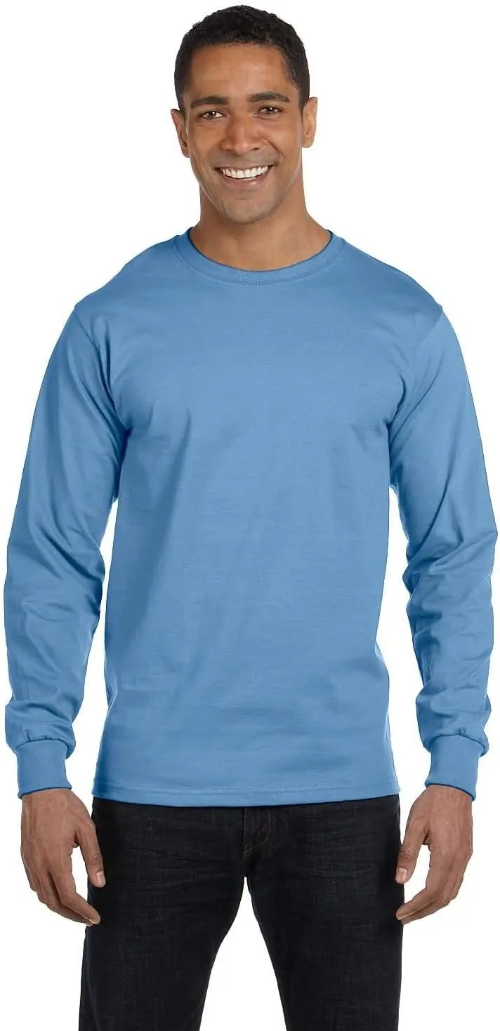 Gildan Heavy Cotton 100% Cotton Long Sleeve T-Shirt.