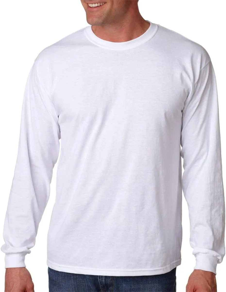 Gildan Heavy Cotton 100% Cotton Long Sleeve T-Shirt.