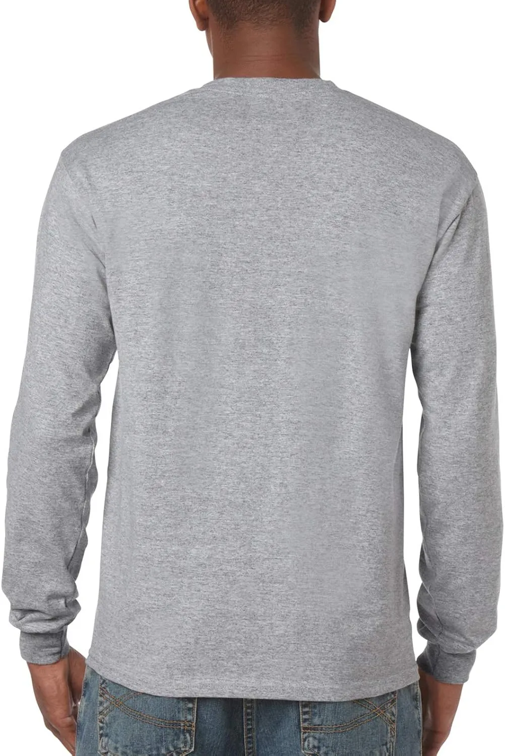 Gildan Heavy Cotton 100% Cotton Long Sleeve T-Shirt.