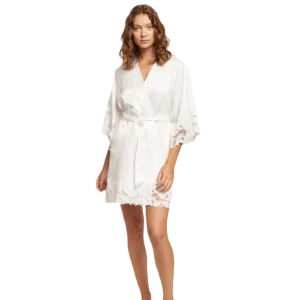 Ginai Sugar Swizzle Washable Silk Leila Robe
