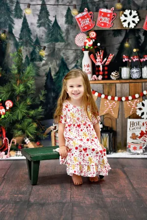 Gingerbread Short Sleeve Nightgown