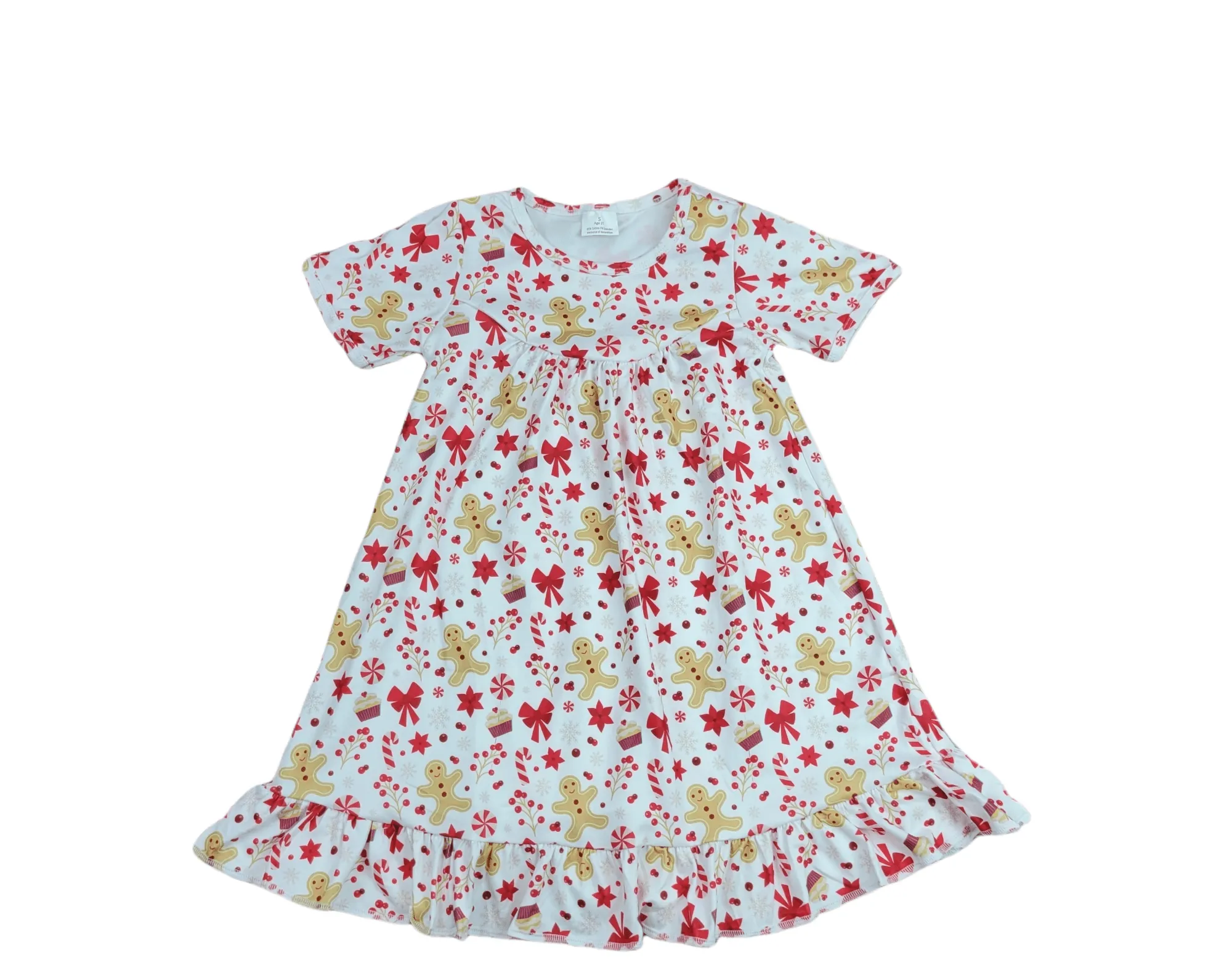 Gingerbread Short Sleeve Nightgown