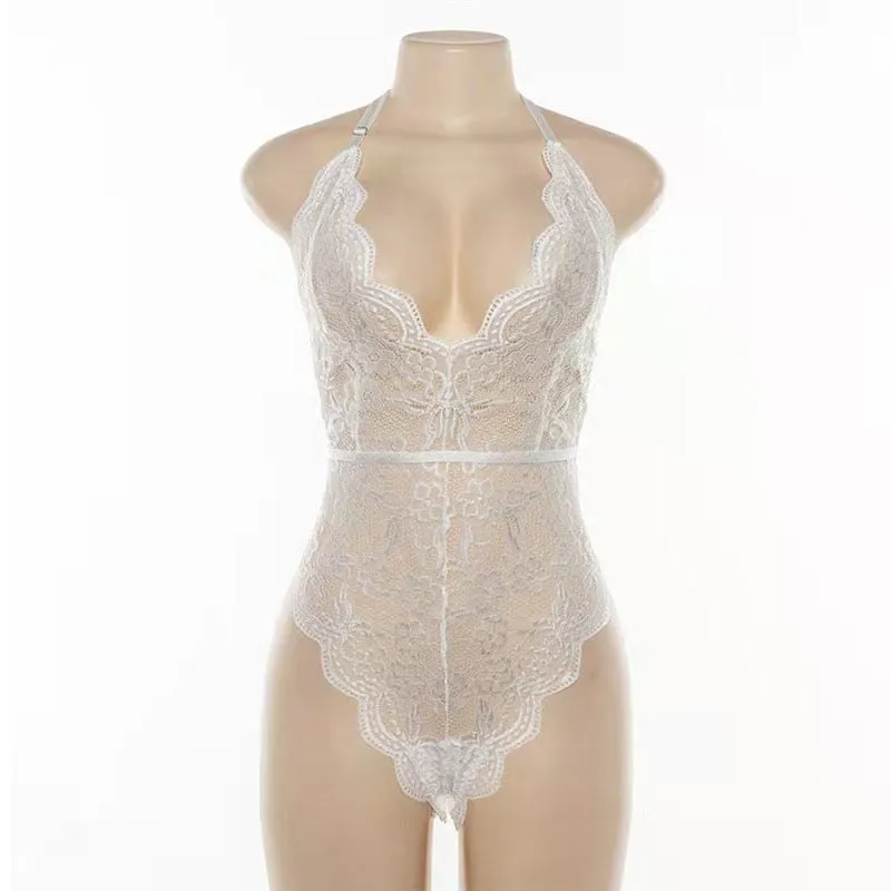 Girl Bodysuit Sexy Sleepwear Sexy Lace Hot Erotic Costumes Porno