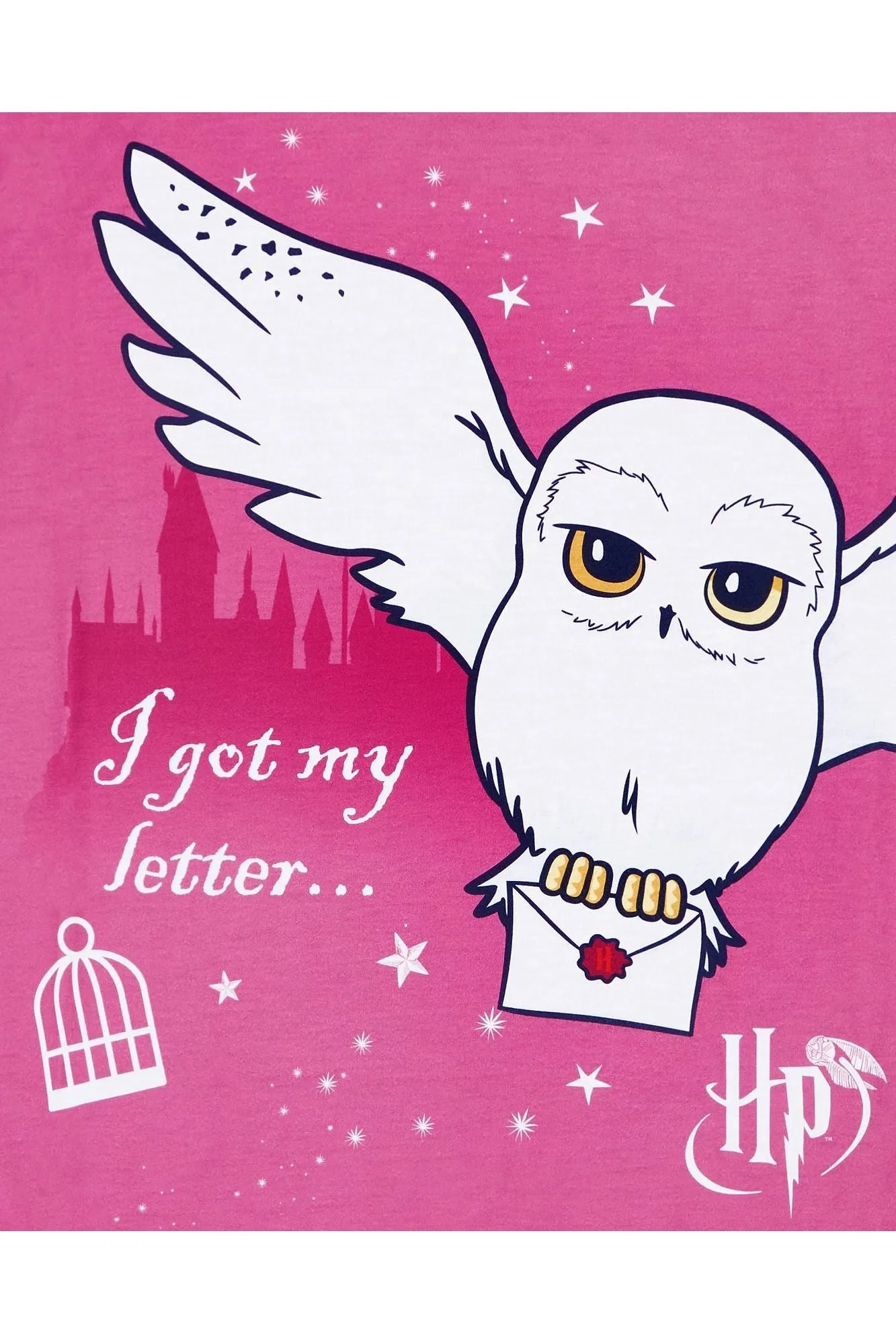 Girls Harry Potter Hedwig I got my Letter Hogwarts Short Pyjamas