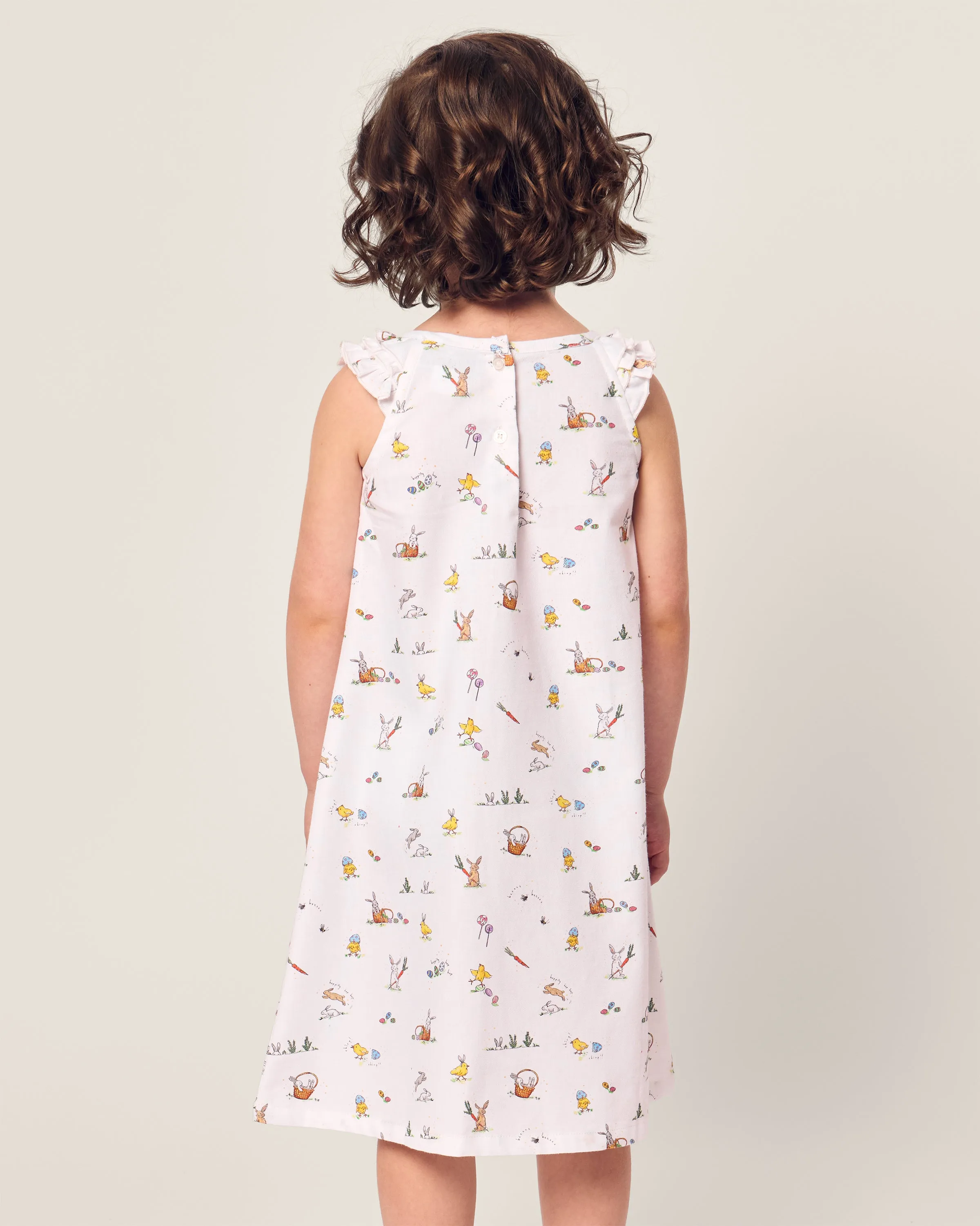Girl's Twill Amelie Nightgown in Easter Frolic
