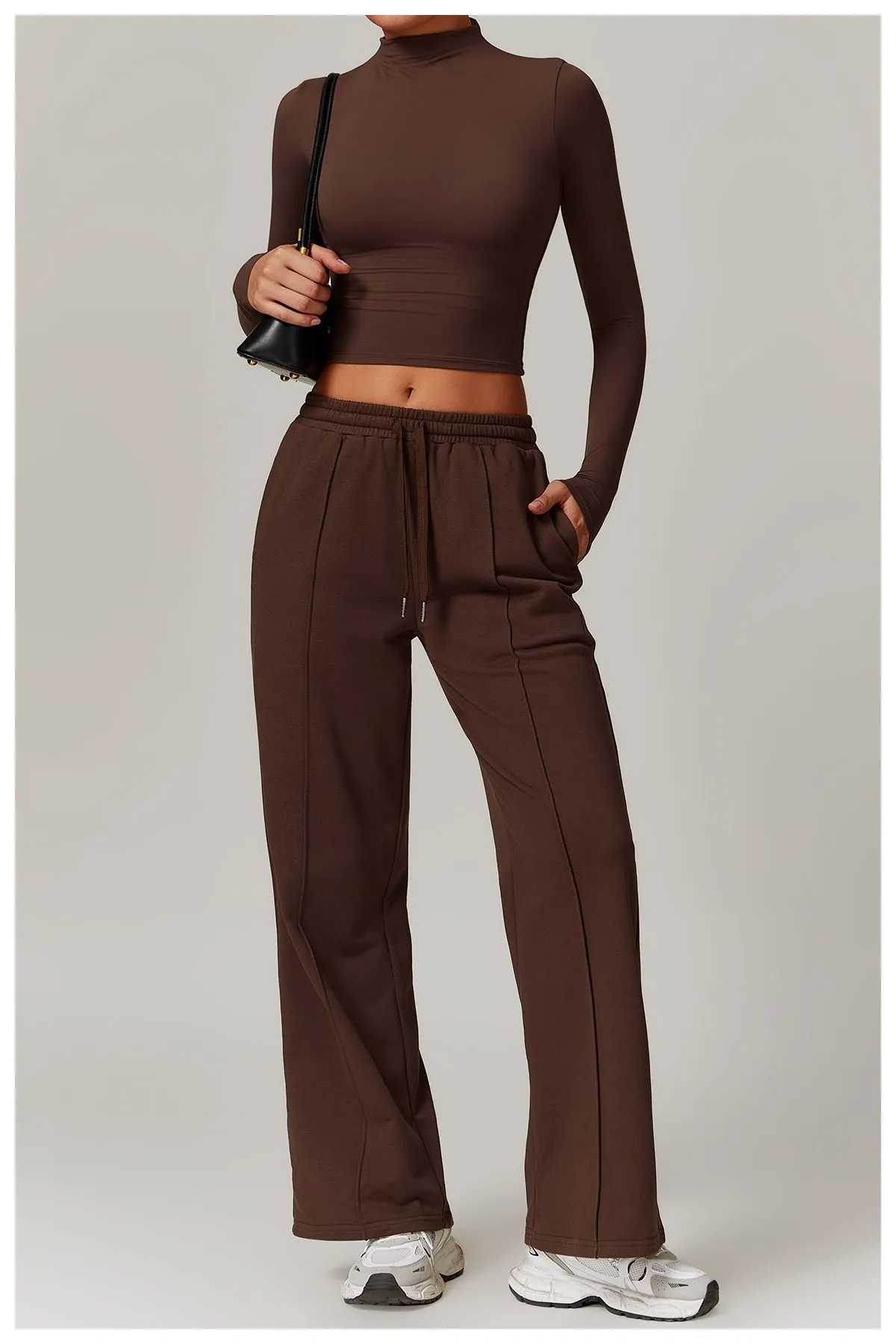 Glamour Athleisure Yoga Long-sleeved Set