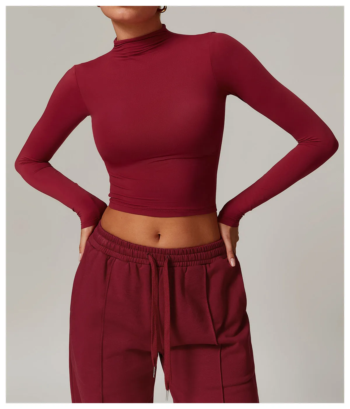 Glamour Athleisure Yoga Long-sleeved Set
