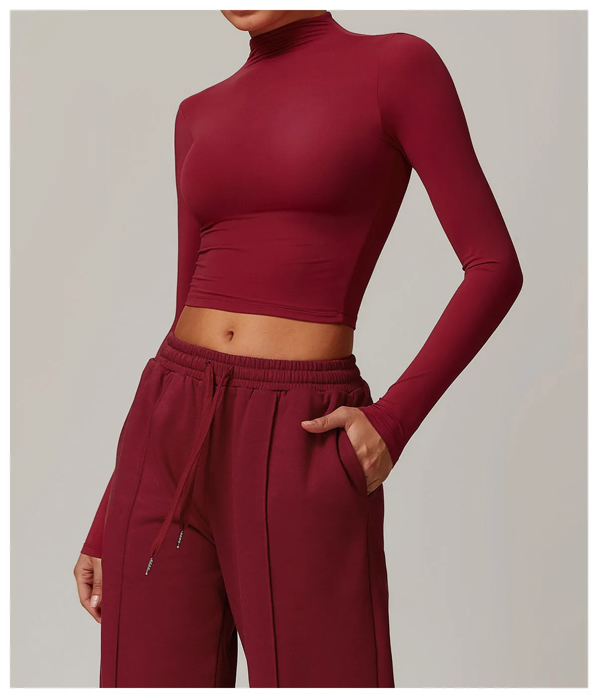 Glamour Athleisure Yoga Long-sleeved Set