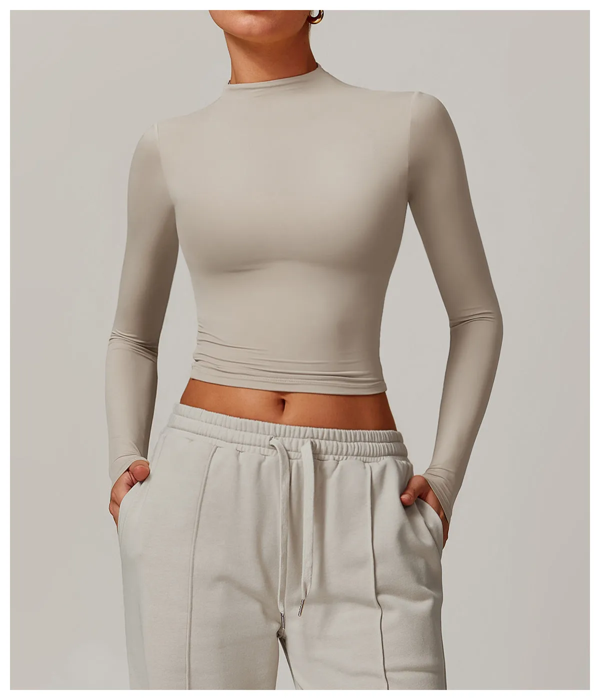 Glamour Athleisure Yoga Long-sleeved Set
