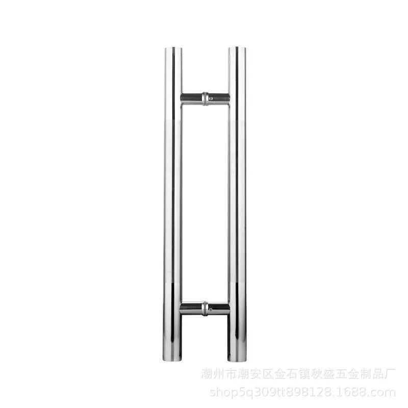 Glass Door Handle Long Handle Hotel Door Wooden Door Stainless Steel Handle Large Handle round Door Handle