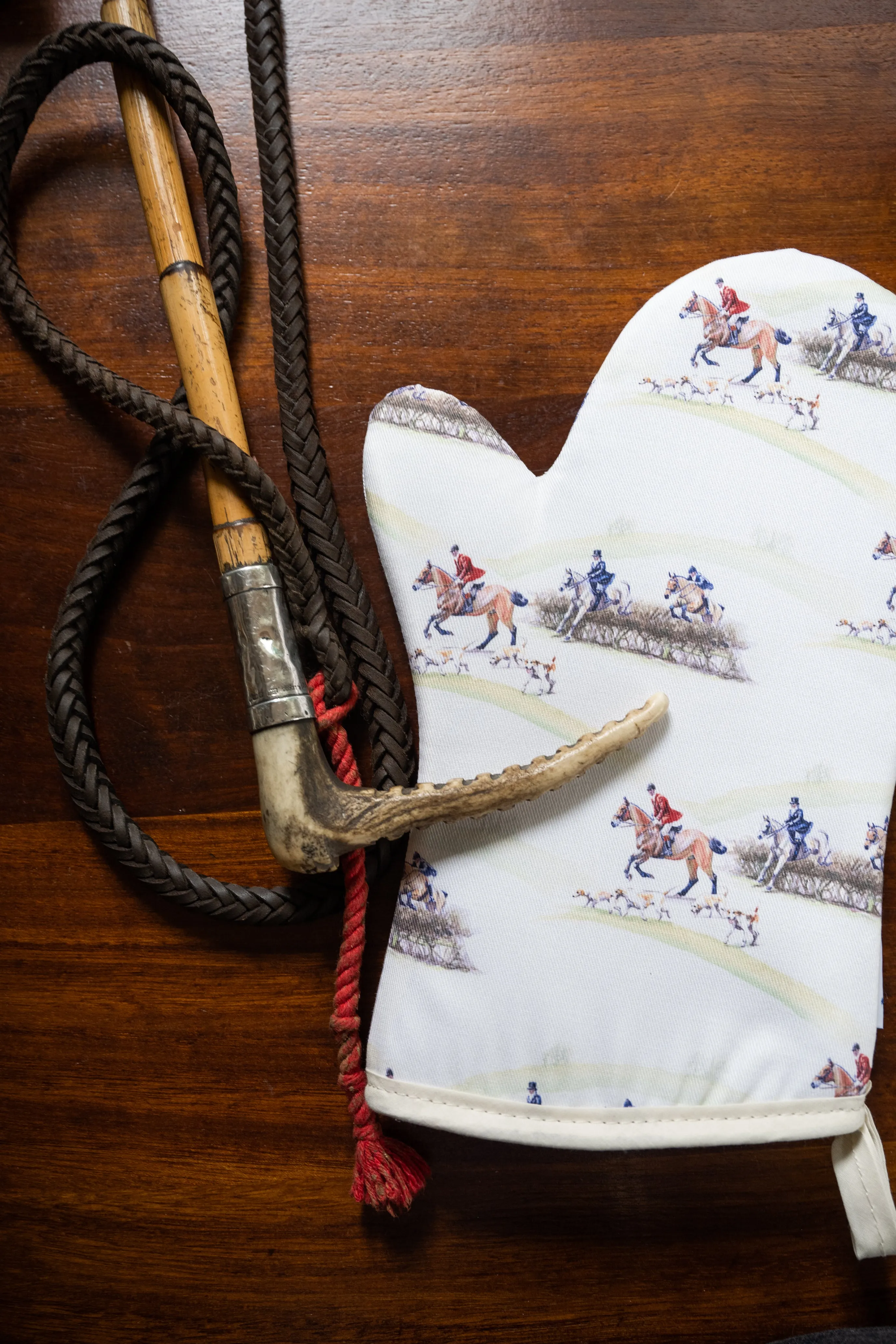 Glaze & Gordon 'The Hunt Jump' Single Oven Glove