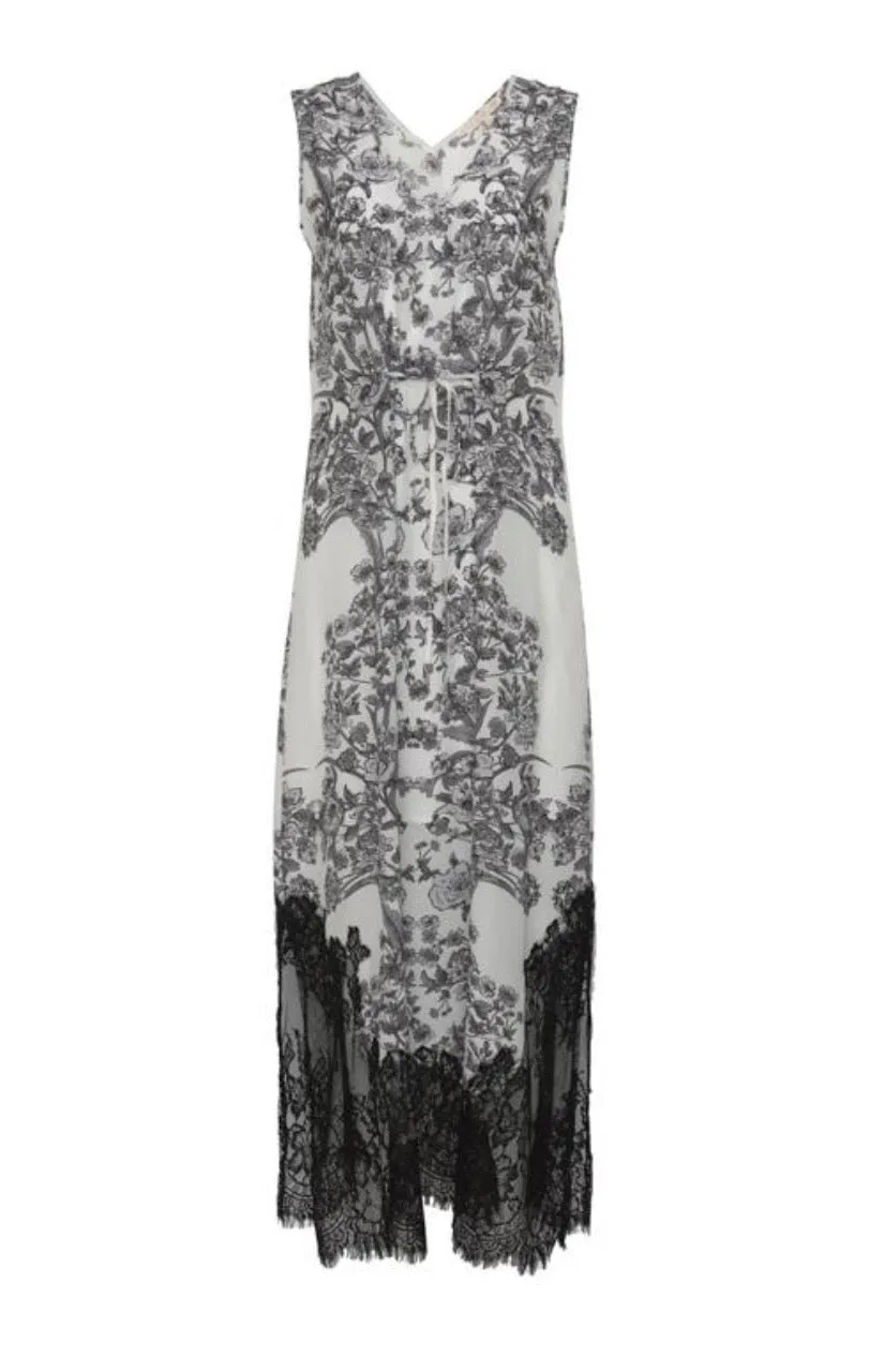 Gold Hawk French Toile Draw Dress