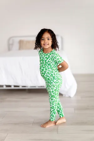 Green Leopard Two-Piece Set