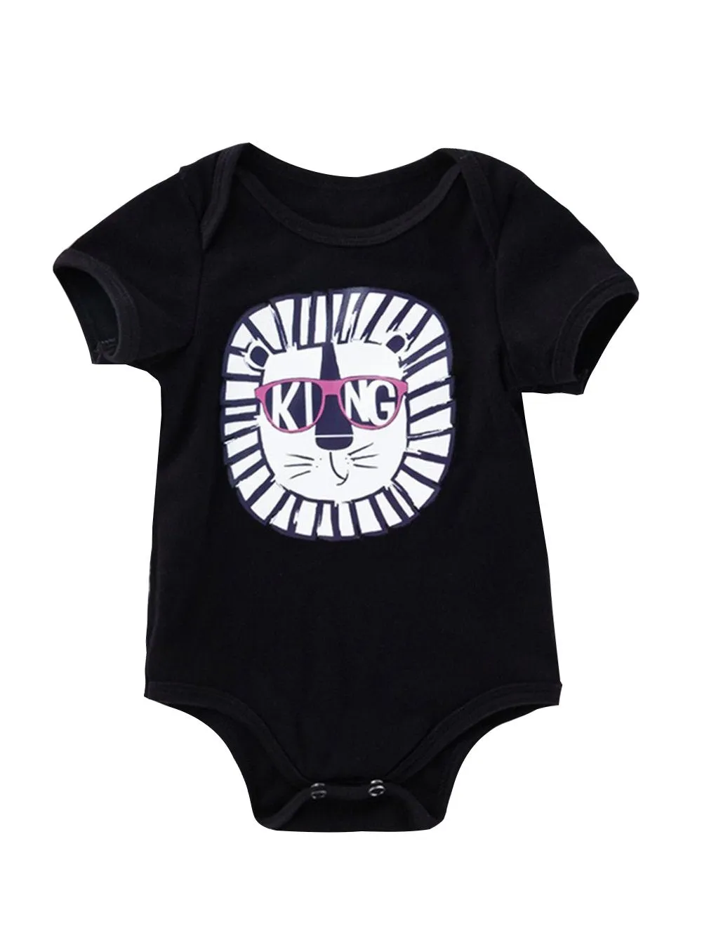 Halloween Letters Print Baby Black Romper Onesies