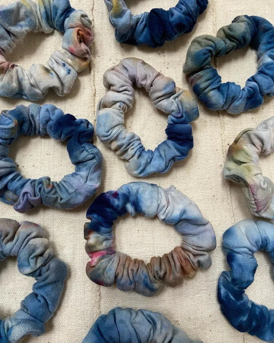 Hand Dyed Zero Waste Scrunchie (4 colors)