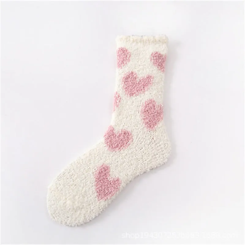 Heart Pattern Warm Socks