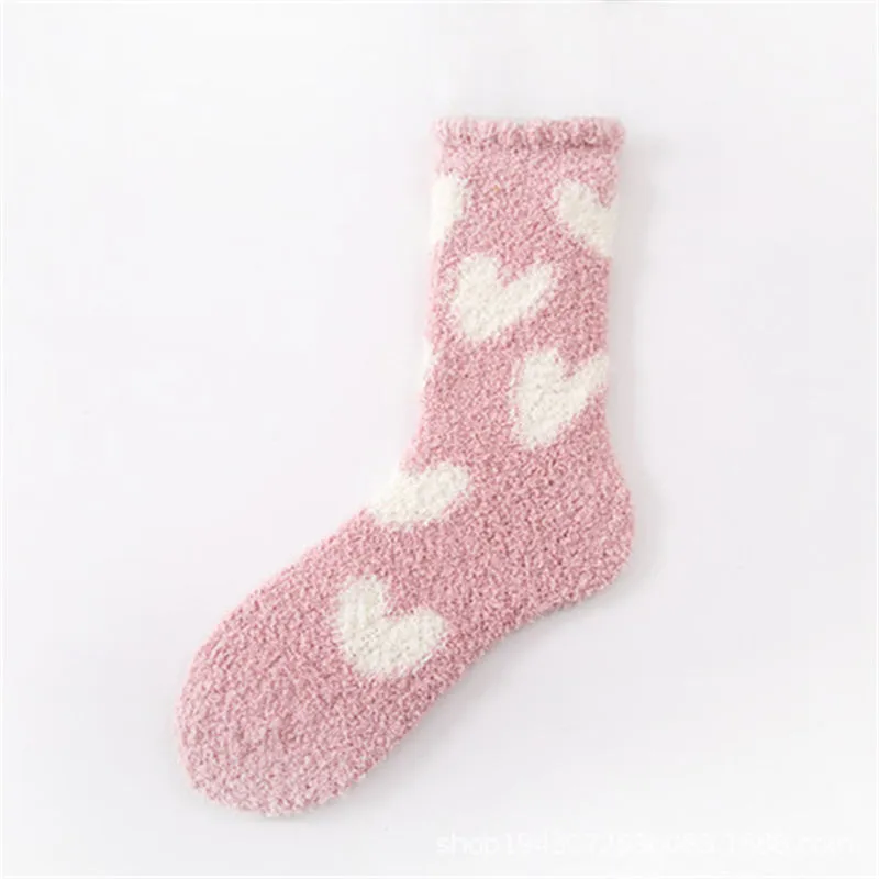 Heart Pattern Warm Socks