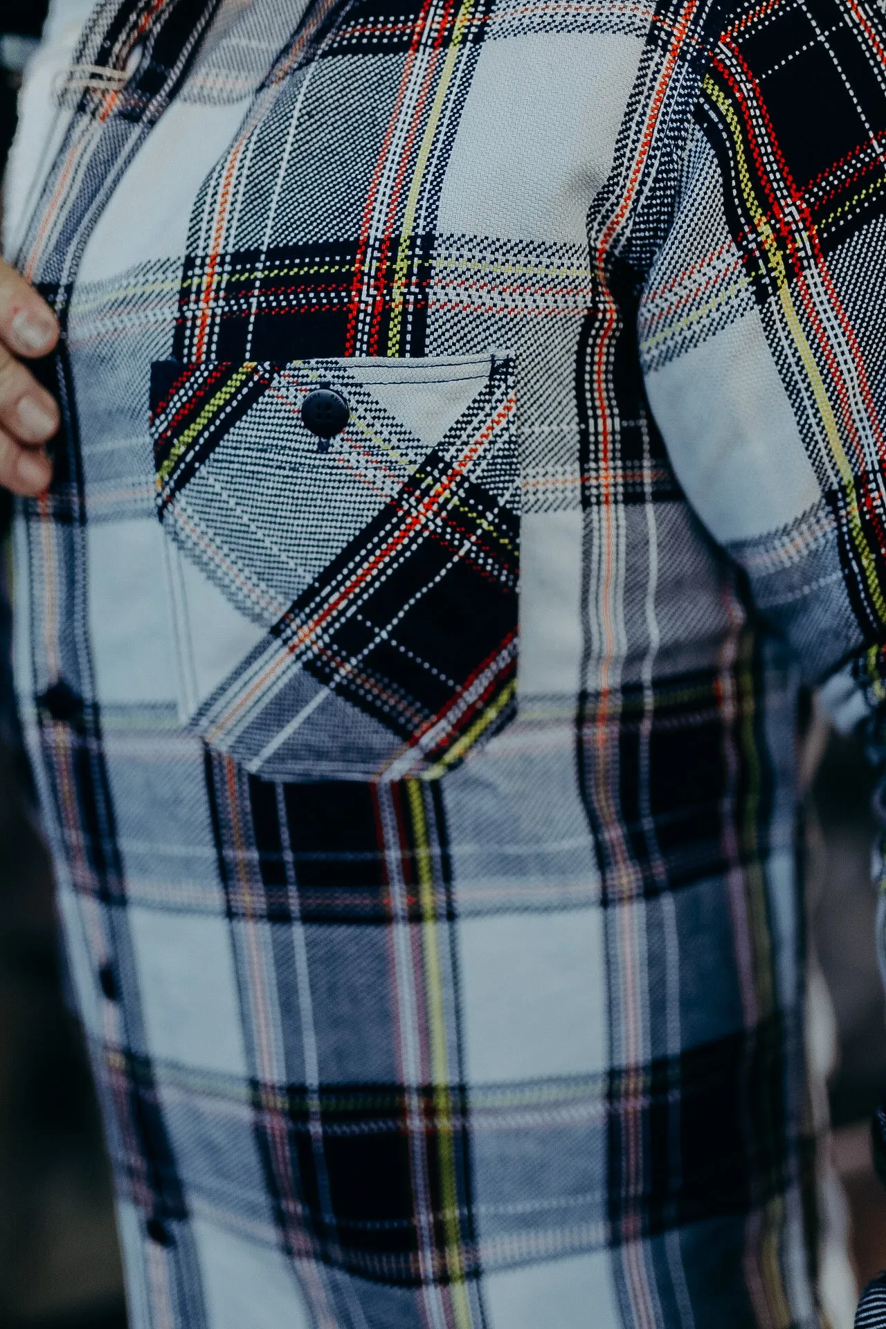 Heavy Flannel Work Shirt - Rope Indigo (SIN24-02)