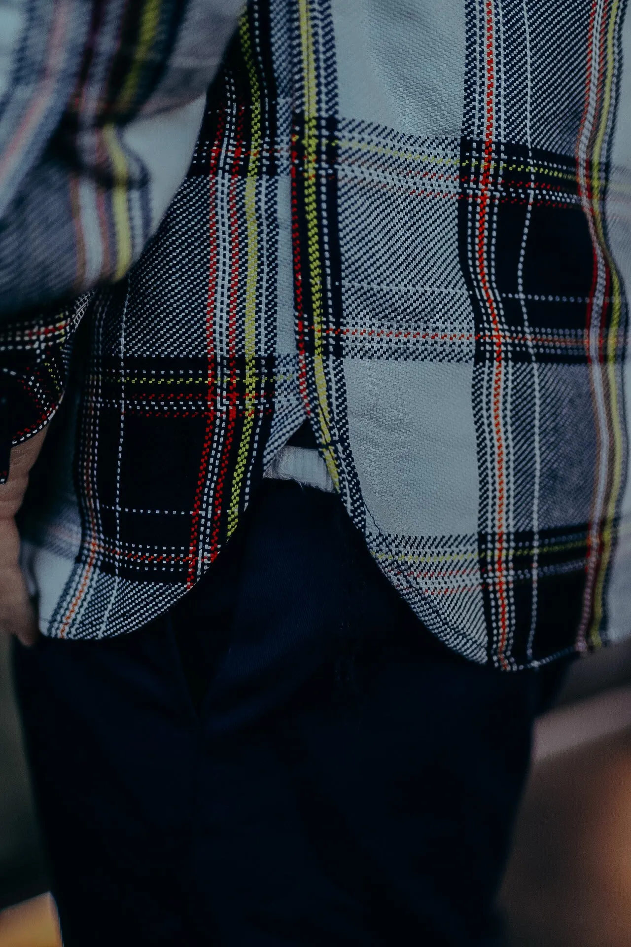 Heavy Flannel Work Shirt - Rope Indigo (SIN24-02)