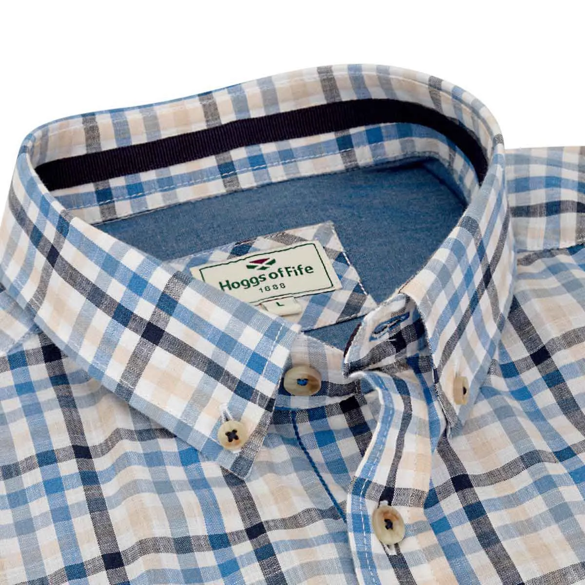 Hoggs of Fife Aberdour Short Sleeve Check Shirt