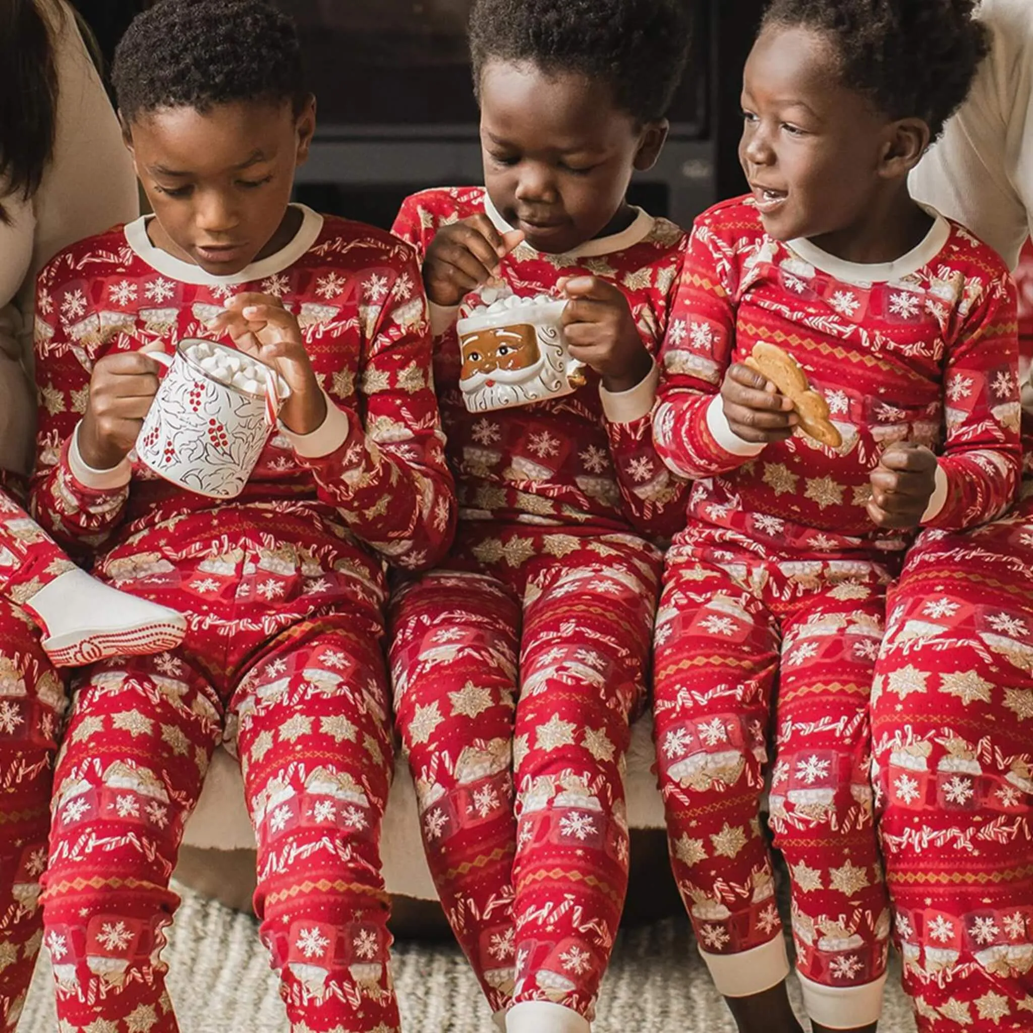 Holiday Red Hot Chocolate Organic Baby & Toddler & Kid Pajamas