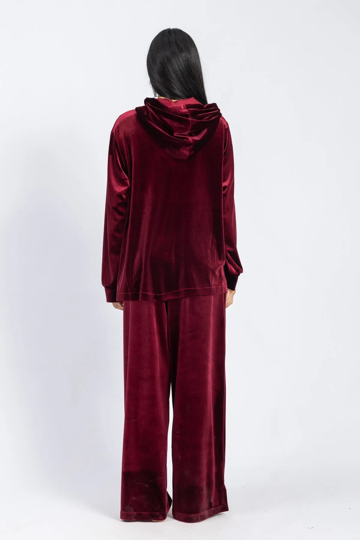 homewear collection - velvet blouse