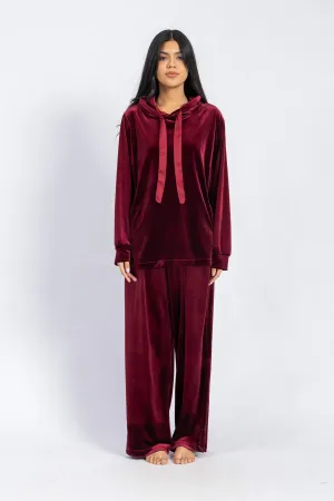homewear collection - velvet blouse