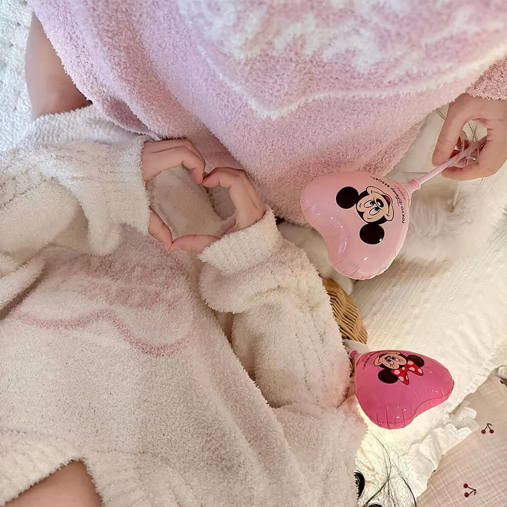 Honey Bunny Heart Graphic Rabbit Ears Homewear Dress