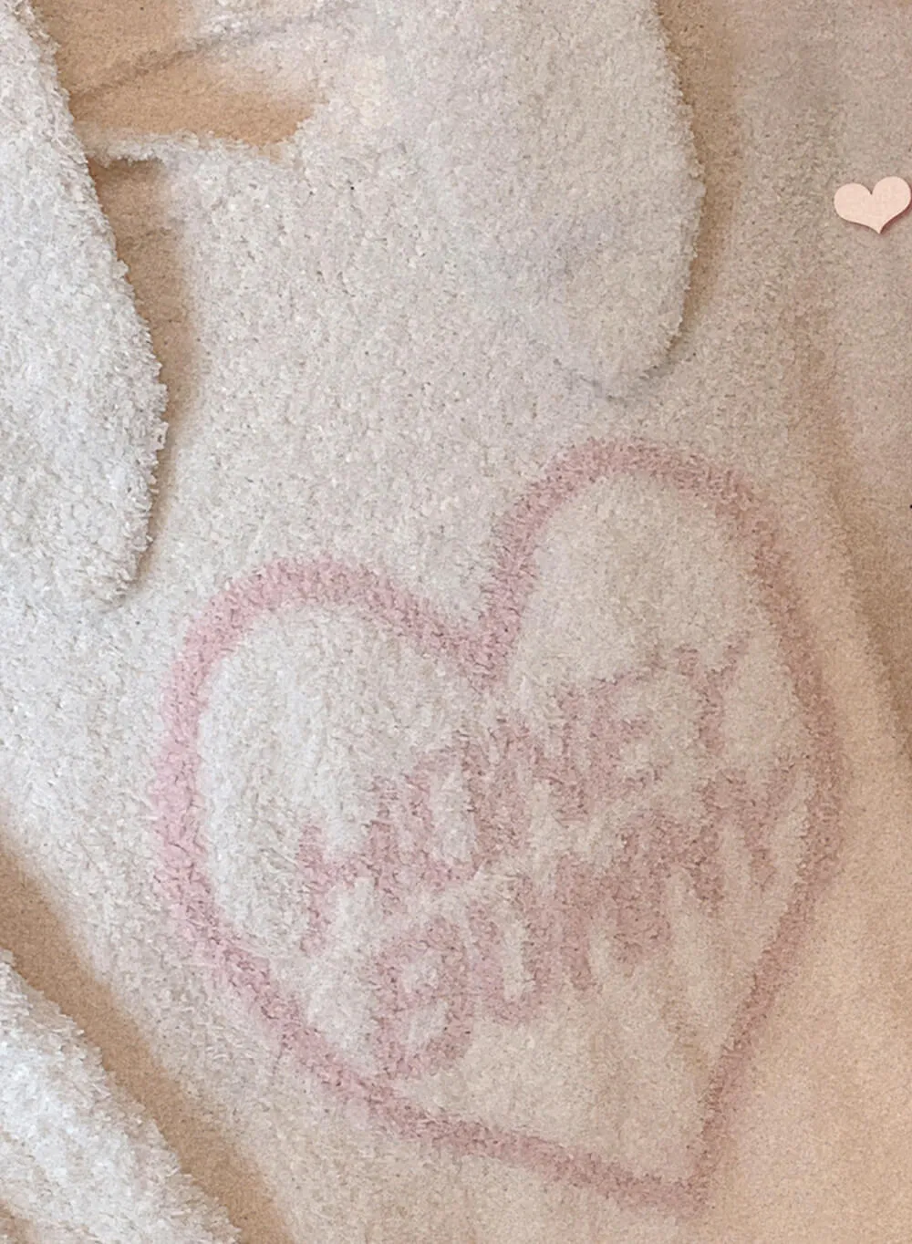 Honey Bunny Heart Graphic Rabbit Ears Homewear Dress