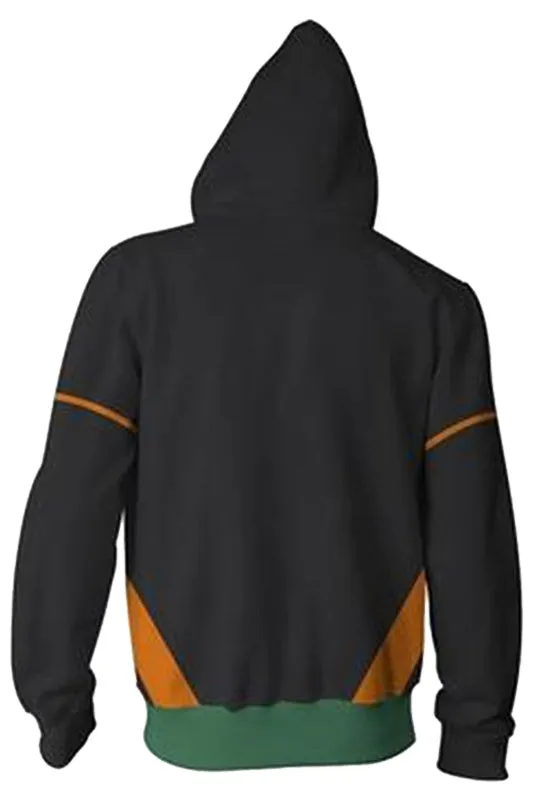 Hoodie Boku no Hero Bakugou Katsuki Zip Up Hoodie Unisex