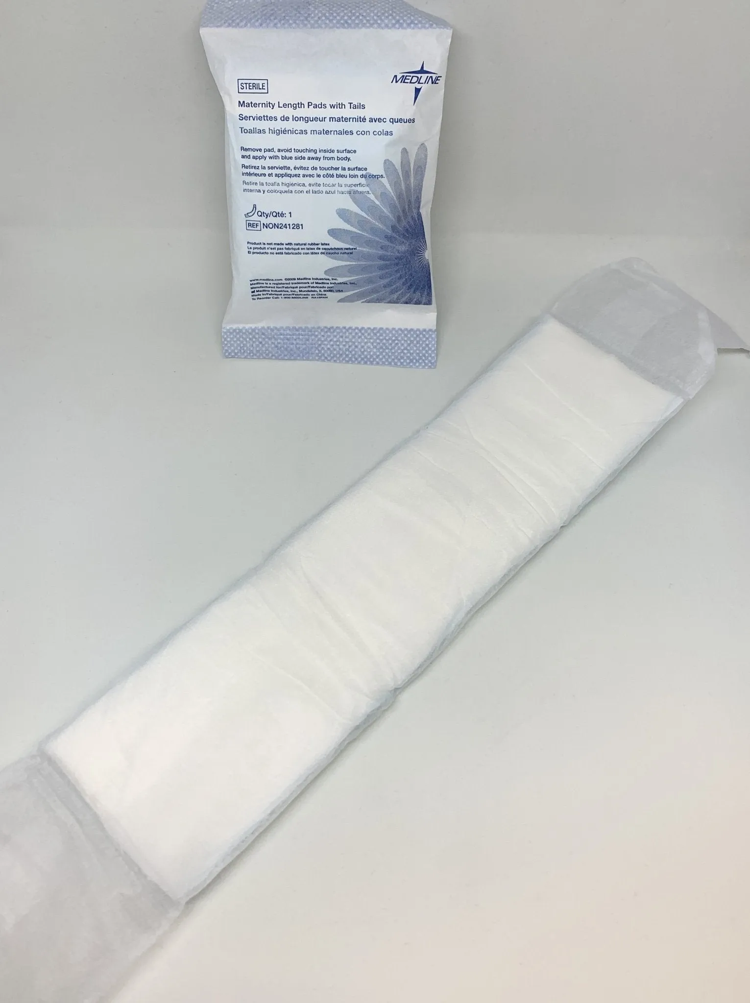 Hospital Sterile Maternity Pads with tails